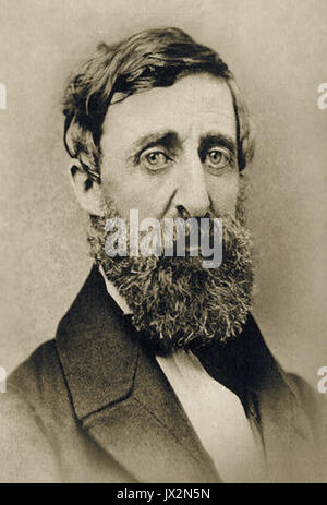 Henry David Thoreau 1861 Foto Stock