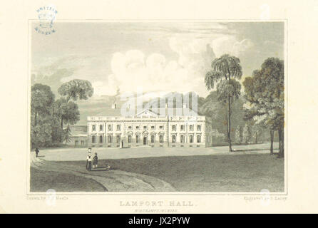 Neale(1818) p3 164 Lamport Hall, Northamptonshire Foto Stock