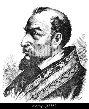 Papa Urbano VIII, 1568 - 29 luglio 1644, aveva regnato come Papa dal 6 agosto 1623 fino alla sua morte Foto Stock