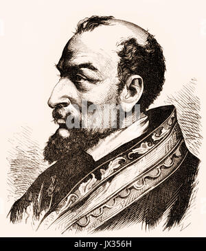 Papa Urbano VIII, 1568 - 29 luglio 1644, aveva regnato come Papa dal 6 agosto 1623 fino alla sua morte Foto Stock