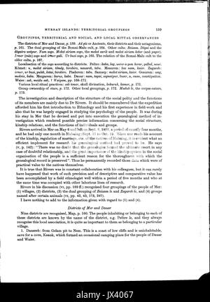 Haddon Relazioni della Cambridge spedizione antropologica di Torres Straits Vol 1 il generale etnografia ttu stc001 000031 Seite 179 Bild 0001 Foto Stock