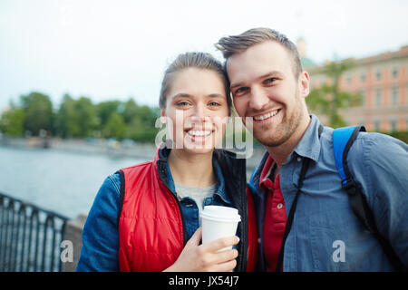 Affettuoso ai viaggiatori Foto Stock