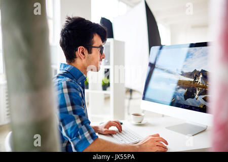 Immagine di ritocco Foto Stock