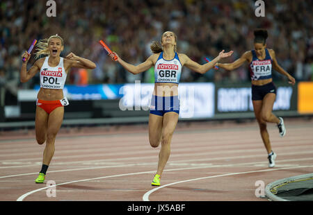 Londra, Regno Unito. 13 Ago, 2017. durante la giornata finale della IAAF mondiale di atletica (giorno 10) presso il parco olimpico di Londra, Inghilterra il 13 agosto 2017. Foto di Andy Rowland/prime immagini multimediali. Credito: Andrew Rowland/Alamy Live News Foto Stock