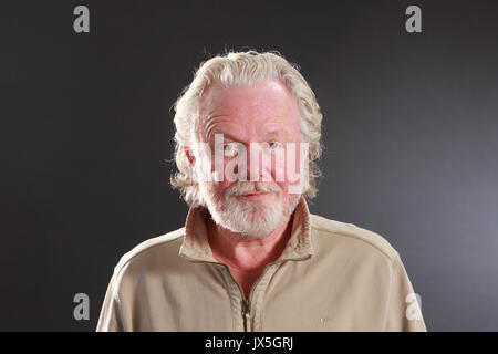 Edimburgo, Scozia, Regno Unito. 15 agosto 2017. Giorno 4 Festival Internazionale del Libro di Edimburgo. Nella foto: Peter May. Credit: Pako Mera/Alamy Live News Foto Stock