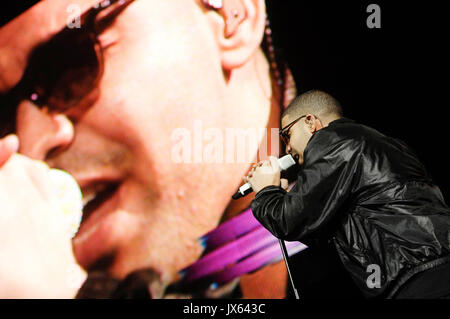 Aubrey Graham aka Drake suona 2010 Power 106 Powerhouse concerto Honda Center Giugno 19,2010 Anaheim. Foto Stock