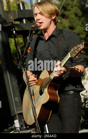 John engelbert johnossi esegue la seconda annua la deviazione settimanale music festival ottobre 6,2007 di Los Angeles, California. Foto Stock