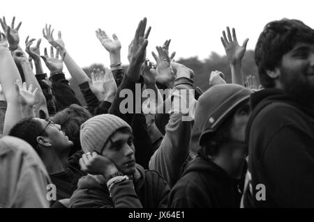 MIA (M.I.A.) suona 2009 fuori Lands Festival Golden Gate Park agosto 30,2009 San Francisco. Foto Stock