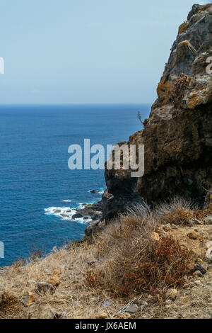 Una breve passeggiata costiera alla Galeria La Fajana, Los Realejos, Santa Cruz de Tenerife, Spagna, in estate 2017 Foto Stock