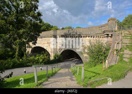 L acquedotto Avoncliff vicino a Bradford on Avon, Regno Unito Foto Stock