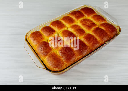 In casa dolci rotolo con honeyberry marmellata fatta in casa rotoli Foto Stock