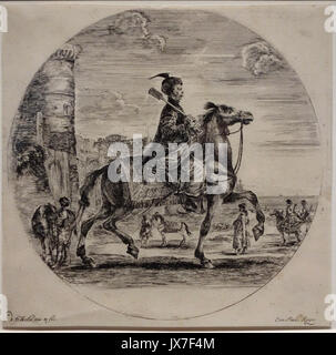 Il pilota polacco da Stefano Della Bella, c 1648 1650, attacco Museo Nazionale di Arte Occidentale di Tokyo DSC08345 Foto Stock