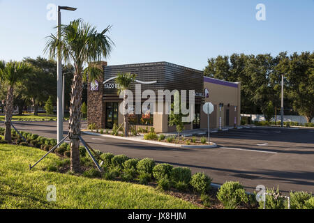 Taco Bell Fast Food nel Leesburg, Florida Foto Stock