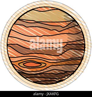 Giove illustrazione vettoriale Illustrazione Vettoriale