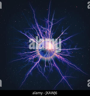 Materia oscura. Scienza e industriali sfondi astratti Foto Stock