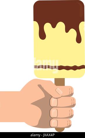 Dolce gelato icona illustrazione vettoriale graphic design Illustrazione Vettoriale