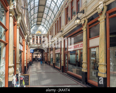 La Hepworth Arcade nella Città Vecchia a Hull in Inghilterra dello Yorkshire Foto Stock