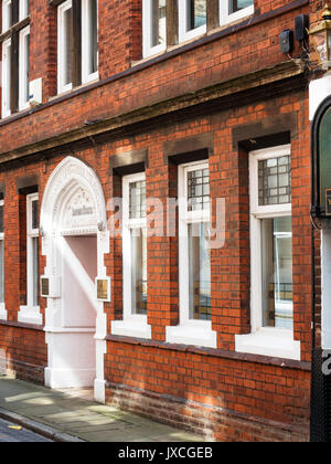 Samman casa sulla corsia Bowlalley nella Città Vecchia a Hull Yorkshire Inghilterra Foto Stock