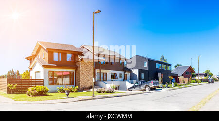 Cileno borghesia quartiere di Valdivia Foto Stock