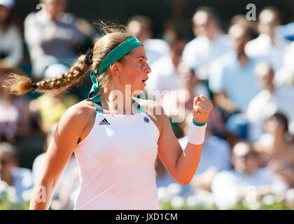 Jelena ostapenko (LAT),French Open 2017 Foto Stock