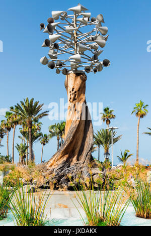 Parque Maritimo Cesar Manrique, Promenade, Puerto de la Cruz, Tenerife, Spagna Foto Stock