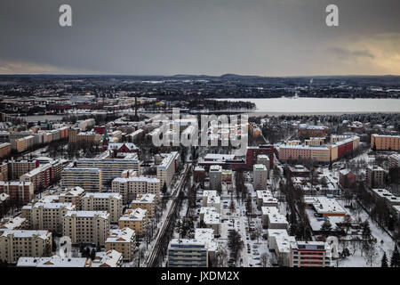 Una vista dalla torre nasinneula, tempere, Finlandia Foto Stock