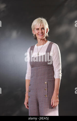 Edimburgo, Scozia, Regno Unito. Il 15 agosto, 2017. Giorno 4 Edinburgh International Book Festival. Nella foto: Judy Murray è un scozzese istruttore di tennis. Ella è la madre di tennisti professionisti Jamie e Andy Murray. Pak@ Mera/Alamy Live News Foto Stock