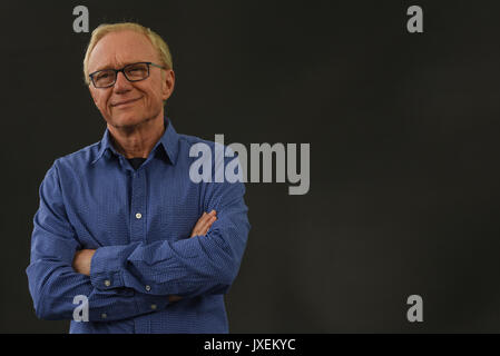 Edimburgo, Scozia, Regno Unito. 16 Ago, 2017. Edinburgh International Book Festival. Mercoledì 16 Agosto. Autore israeliano David Grossman. Credito: Stuart Cobley/Alamy Live News Foto Stock