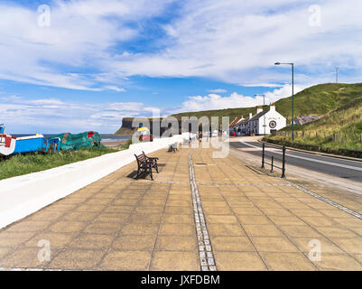 Dh Saltburn beach SALTBURN DAL MARE CLEVELAND Saltburn passeggiata a mare Foto Stock