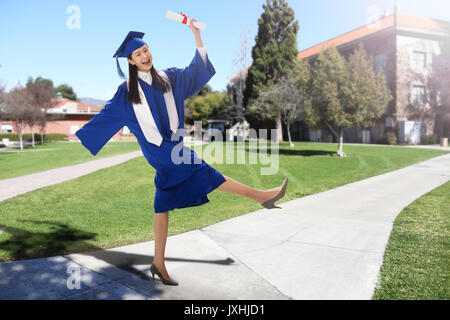 Gli studenti di laurea di primo livello Foto Stock