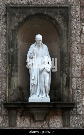 Giuseppe Calasanzio a Montserrat.abbazia benedettina.Santa Maria de Montserrat.vicino a Barcellona.Catalonia.Spagna Foto Stock
