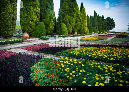 Giardino botanico di Balchik Palace in Bulgaria Foto Stock