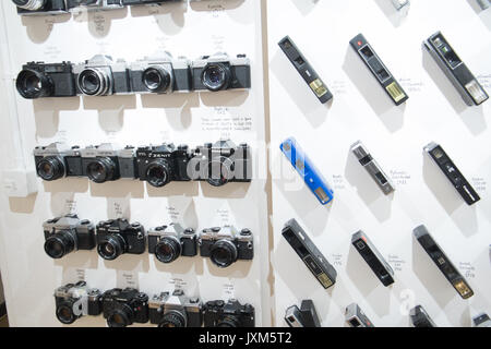 Bizzarre,piccola,Museo della telecamera e, Cafe,in Museum Street,vicino al British Museum,Bloomsbury,Londra,l'Inghilterra,UK,U.K.,l'Europa, Foto Stock