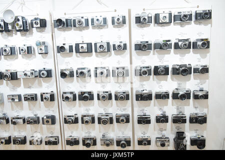 Bizzarre,piccola,Museo della telecamera e, Cafe,in Museum Street,vicino al British Museum,Bloomsbury,Londra,l'Inghilterra,UK,U.K.,l'Europa, Foto Stock