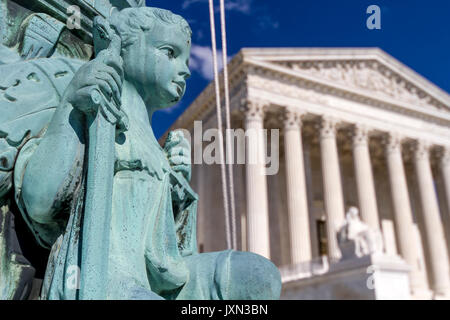 Stati Uniti La Corte suprema di Washington, D.C., U.S.A. Foto Stock