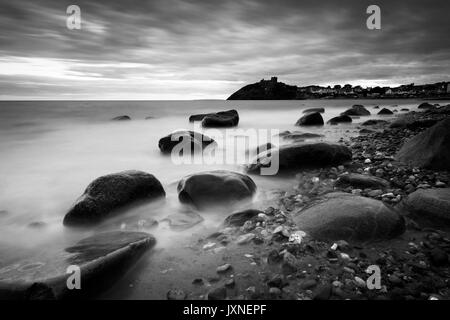 Fotografia di © Jamie Callister. Criccieth Castle, Llyn Peninsula, il Galles del Nord, 5 agosto 2017. [Nessuno] esclusiva totale [Foto] Tel: 01824 7054 Foto Stock