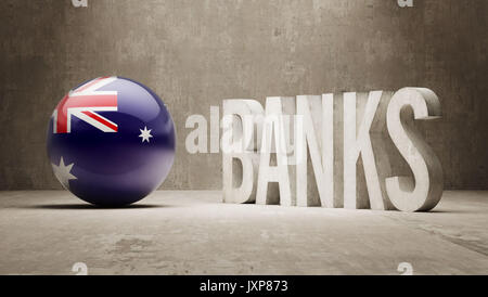 Australia ad alta risoluzione concetto banche Foto Stock