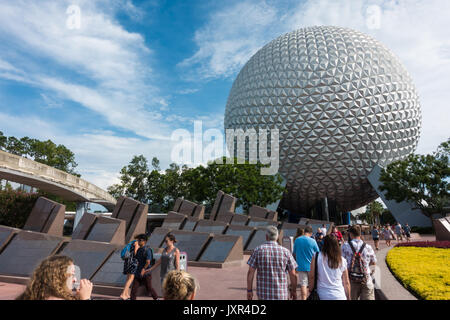 Mondo futuro in epcot theme park, il Walt Disney World, a Orlando, Florida. Foto Stock