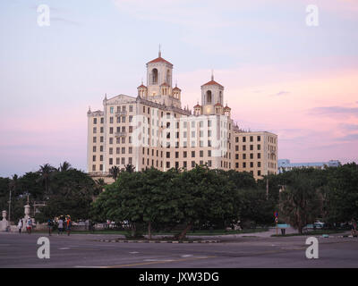 Hotel National a l'Avana vicino al Malicon a Cuba il 06/29/2017 Foto Stock