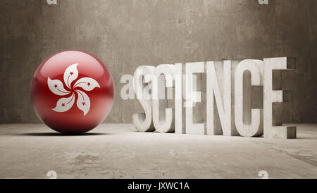Hong Kong ad alta risoluzione il concetto di scienza Foto Stock