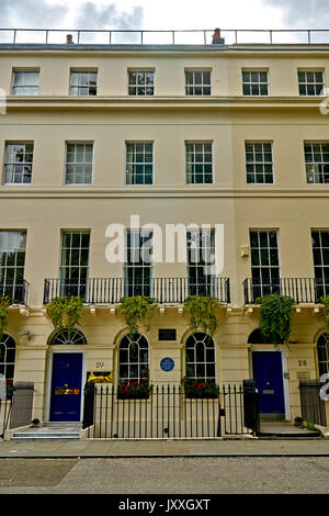 Virginia Wolf house fitzroy square Foto Stock