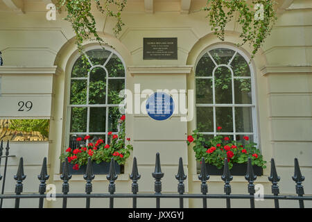 Virginia Wolf house fitzroy square Foto Stock