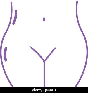 La linea del cancro uterino prevencion e cure mediche Illustrazione Vettoriale