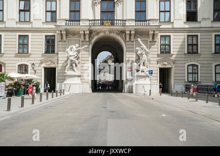 Palazzo di Hofburg di Vienna Foto Stock