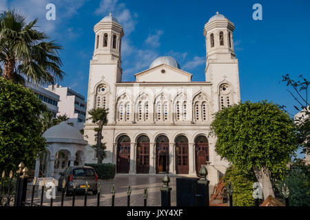 Cattedrale di Agia-Napa, la principale chiesa ortodossa di Limassol, Cipro Foto Stock