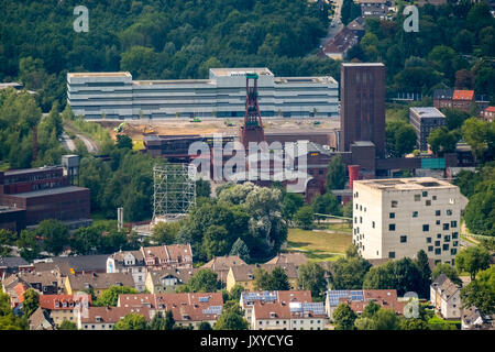 Folkwang Università delle Arti - SANAA building, Zollverein cube area Patrimonio Mondiale PACT Zollverein, arte albero Zollverein Thomas Rother, area del mondo Foto Stock