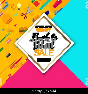 Eleganti i social media e gli annunci pubblicitari su banner web modello di vendita collezione. Illustrazioni vettoriali per il sito web banner, poster, e newsletter progetta, materiale promozionale. Illustrazione Vettoriale