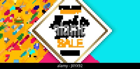 Elegante social media e banner web modello di vendita collezione. Illustrazioni vettoriali per il sito web banner, poster e la newsletter progetta, materiale promozionale. Illustrazione Vettoriale