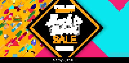 Elegante social media e banner web modello di vendita collezione. Illustrazioni vettoriali per il sito web banner, poster e la newsletter progetta, materiale promozionale. Illustrazione Vettoriale