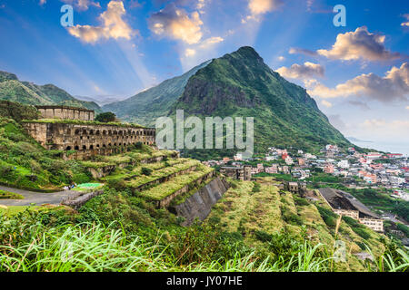 Jiufen, Taiwan presso la storica 13 livelli rovine. Foto Stock